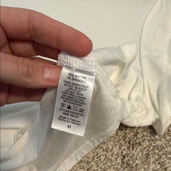 Double Zero white Short Sleeve Tee - Picture 7 of 7